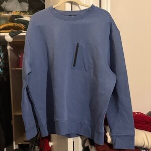Men's Blue Express Sweater with Pocket